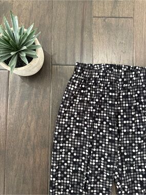 Sweetlegs Black Polka Dot Leggings